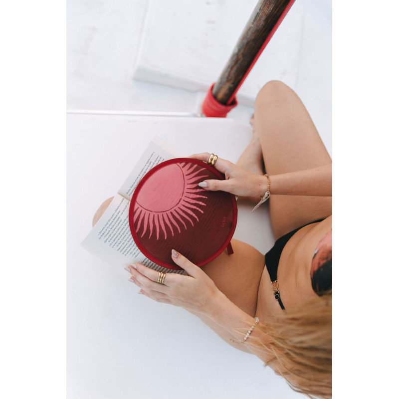 Abanico Sole Mio | Diseño elegante de puesta de sol | Brisaconcept