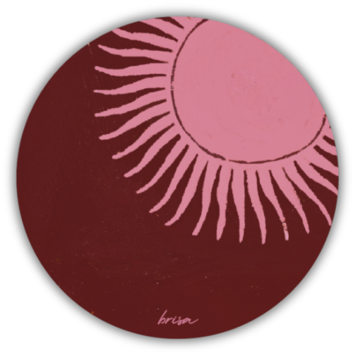 Abanico Sole Mio | Diseño elegante de puesta de sol | Brisaconcept